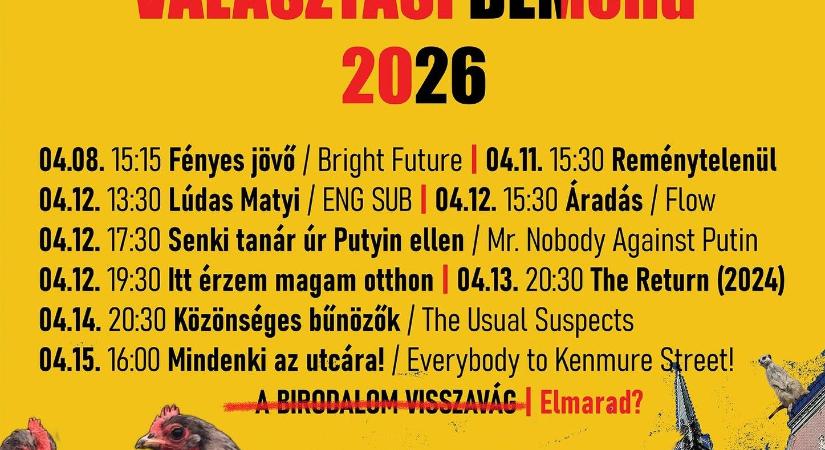 A Bem mozi látványosan ráhangolódott a választásra