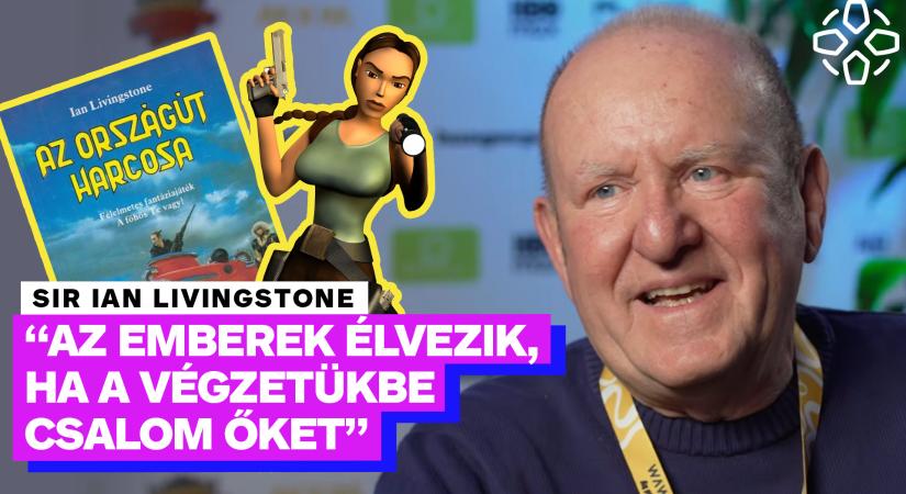 Lara Crofttól a Kaland Játék Kockázat-könyvek megszületéséig: Sir Ian Livingstone-nal beszélgettünk