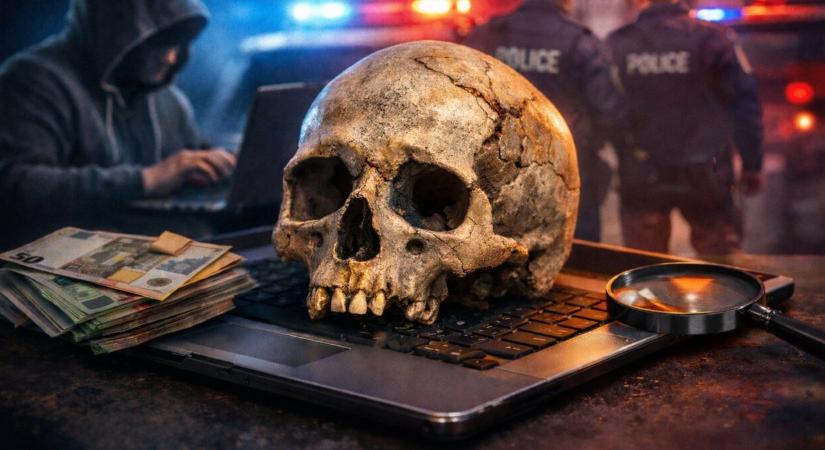 1500 éves koponyát árult az interneten egy férfi, vádat emeltek ellene