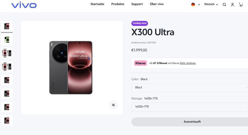 Kétezer eurós csomag lehet a Vivo X300 Ultra