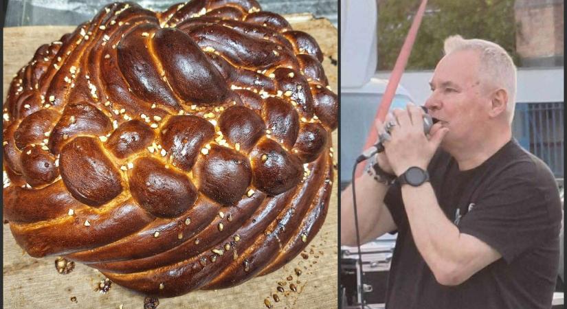 Önzetlenségből jeles: kilós házi kalácsokkal segít a zenész a két beteg gyermek kezelésében