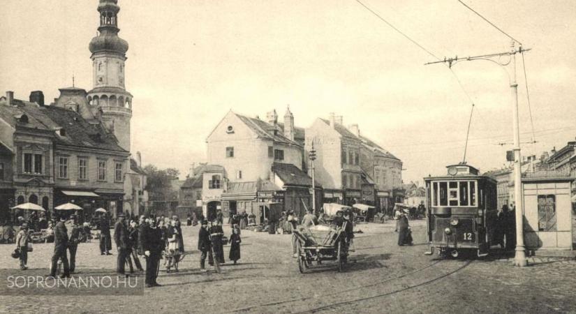 Amikor villamos csilingelt a soproni Várkerületen - fotók