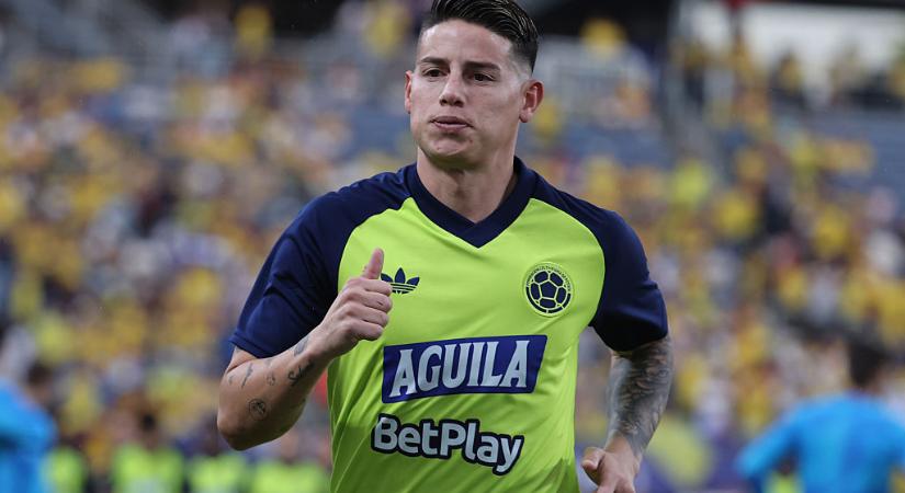 Kórházba került James Rodríguez, veszélyben lehet a kolumbiai sztár vb-szereplése