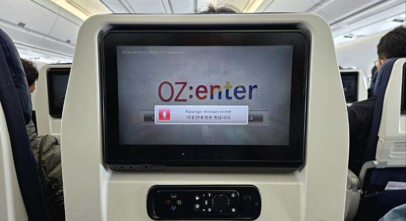 Olajkrízis ide vagy oda, ma elindult Budapestre az Asiana, ott voltunk a Szöulból felszálló járaton