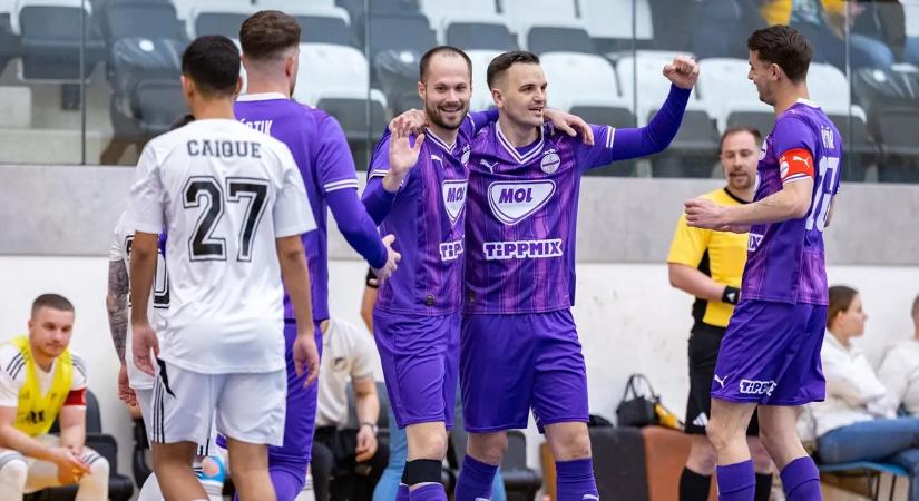 Az Újpest és a Veszprém is háromgólos különbséggel nyert a futsal NB I-ben