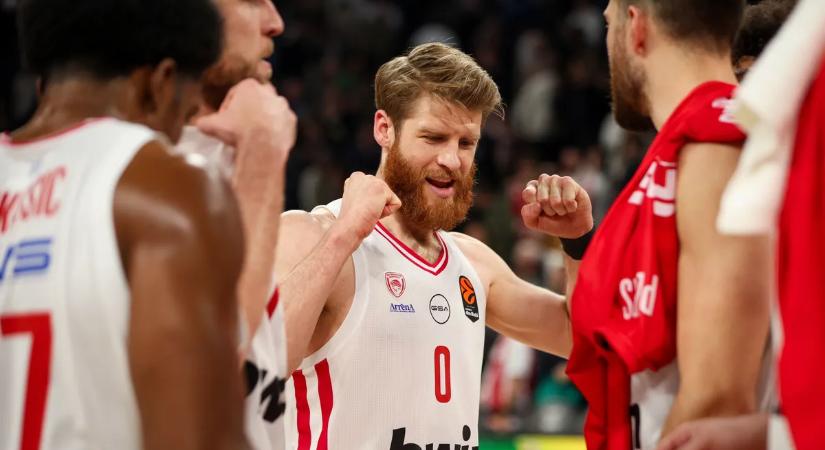 Férfi kosárlabda Euroliga: élre állt az Olympiakosz; Spanyolországban kapott ki a Real Madrid