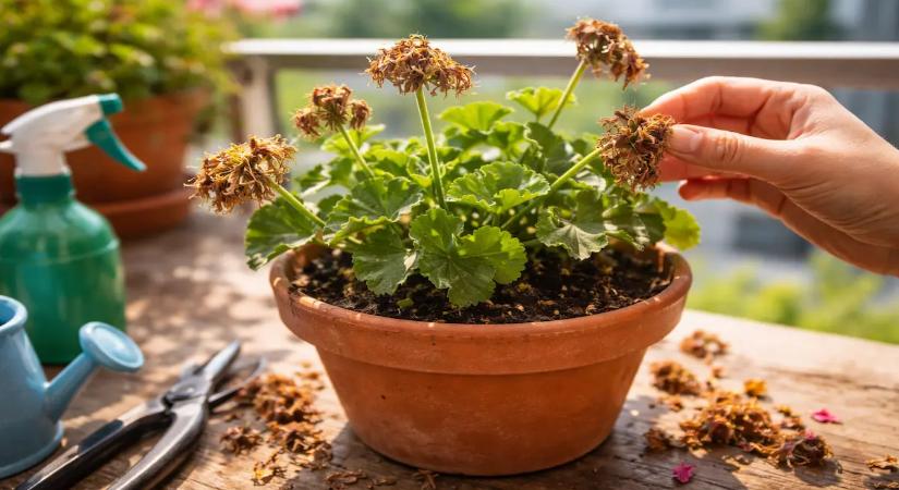 Soha nem fog virágozni a muskátlid, ha ezt a 2 dolgot csinálod vele!