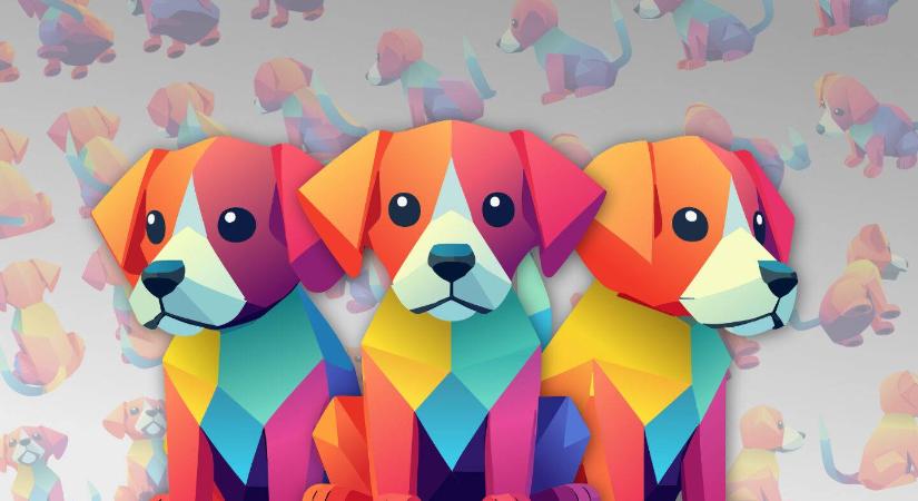 2D grafikák forgatása 3D térben az Adobe Illustratorban