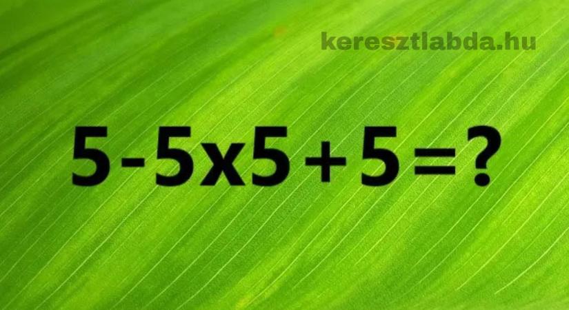 Napi matek feladat: 10-ből 9 elbukja – te az egy kivétel vagy?