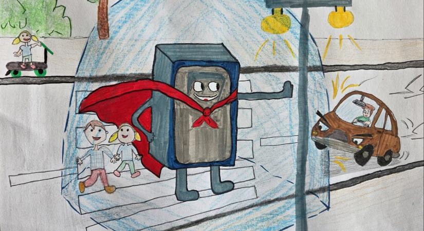 Több ezer autós satuzhat egy kislány rajza miatt