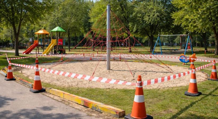 Lezárták a forgalmas játszóteret – tájékoztatást adtak ki