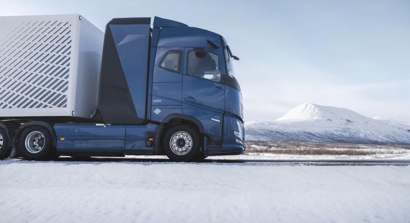 Dízel helyett hidrogén? Már közúton tesztelik az új Volvót