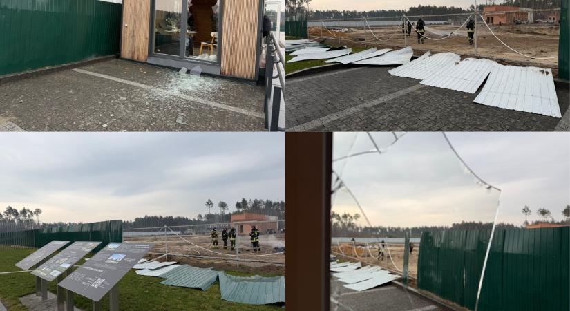 Temetés közben csapódott egy orosz drón az ukrán Nemzeti Katonai Emlékparkba