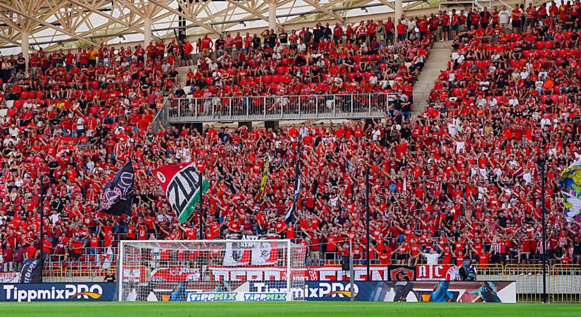 Fociláz Debrecenben: közel 15 ezer szurkoló lehet kint a Loki-Fradin