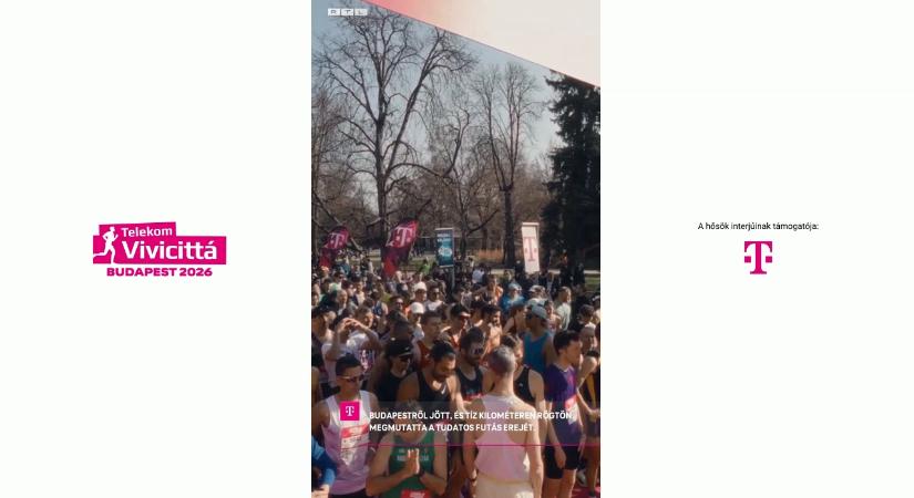 Attila nagyot ment a Telekom Vivicittá 10 km-es futásán: 78 perc az eredmény, 10 kilométer az egészségéért