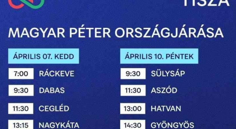 Török Gábor: kulcskörzetekre koncentrálhat Magyar Péter az országjárás hajrájában