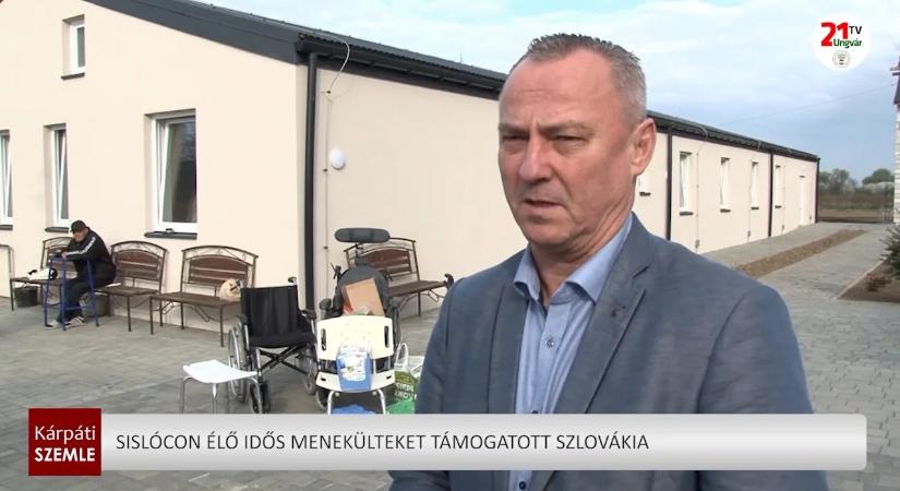 Sislócon élő idős menekülteket támogatott Szlovákia (videó)