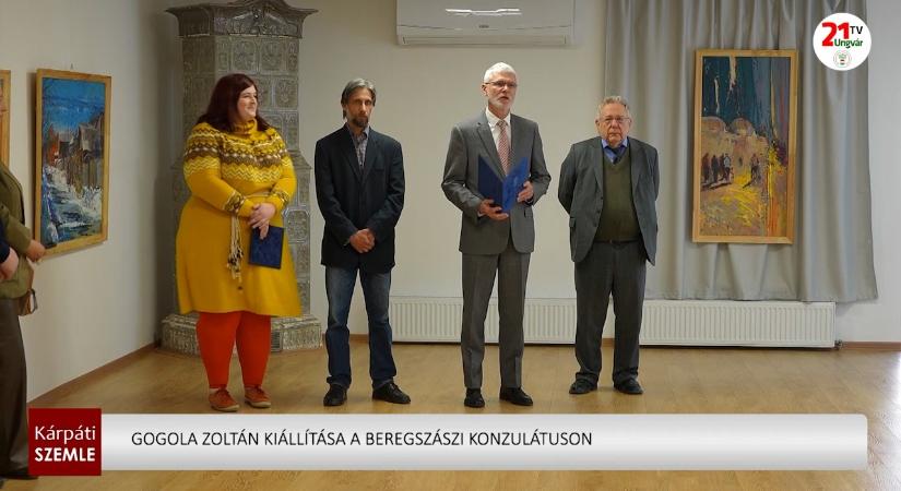Gogola Zoltán kiállítása a beregszászi konzulátuson (videó)
