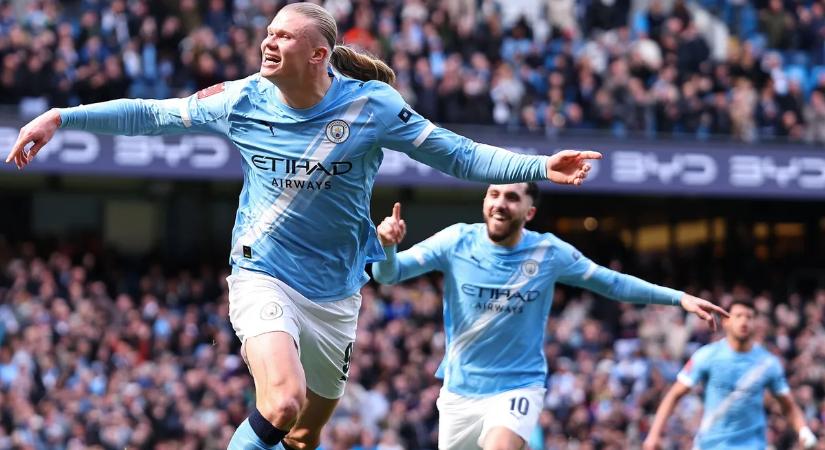 Haaland mesterhármast szerzett, a City kiütéses győzelemmel verte ki a Poolt az FA-kupából