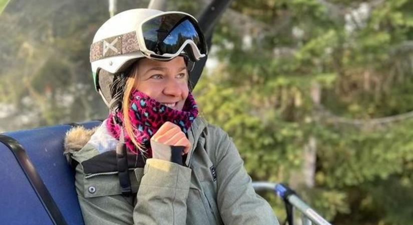 Megható videón, ahogy a világklasszis egri sportoló gyermeke ismerkedett a csúszás örömével