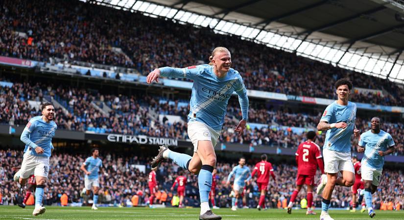 FA-kupa: Haaland triplázott, kiütötte a Manchester City a Liverpoolt! – videóval