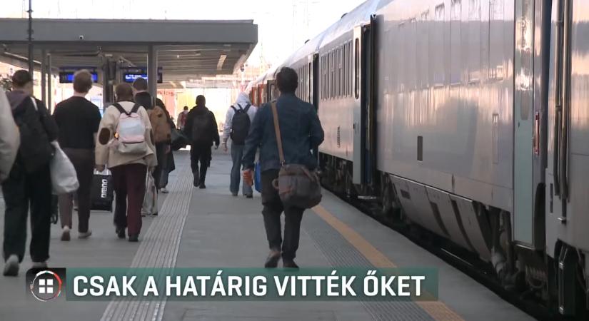 Csak a szerb határig vitte a MÁV utasait a vonatpótló busz, onnan gyalogolniuk kellett