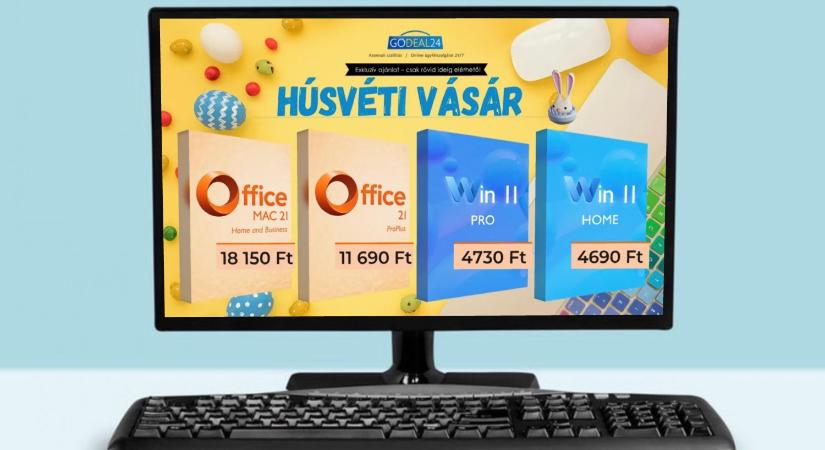 Húsvéti szoftver kiárusítás: népszerű Windows és Office verziók töredék áron