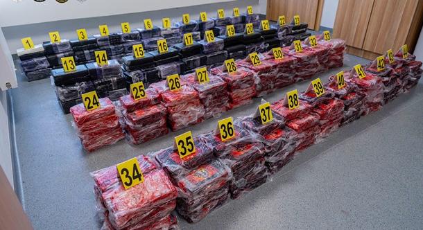 Litvániában több mint egy tonna kokaint foglaltak le