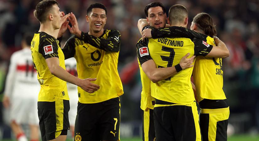 Bundesliga: utolsó pillanatokban lőtt gólokkal győzte le a Dortmund a Stuttgartot! – videóval