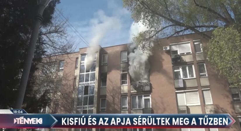 Egy beteg kisfiú és az apukája is megsérült a tatabányai lakástűzben