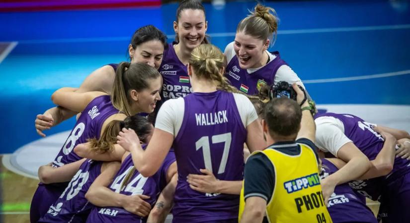 A Sopron 17 ponttal legyőzte a Pécset, ott van a női kosár Magyar Kupa döntőjében