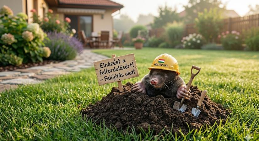 Cuki vendég a kertben, vagy titkos pusztító? Amit a vakondról tényleg tudni érdemes