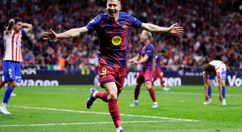 Az Atlético elleni sikerrel került karnyújtásnyira a bajnoki címtől a Barcelona