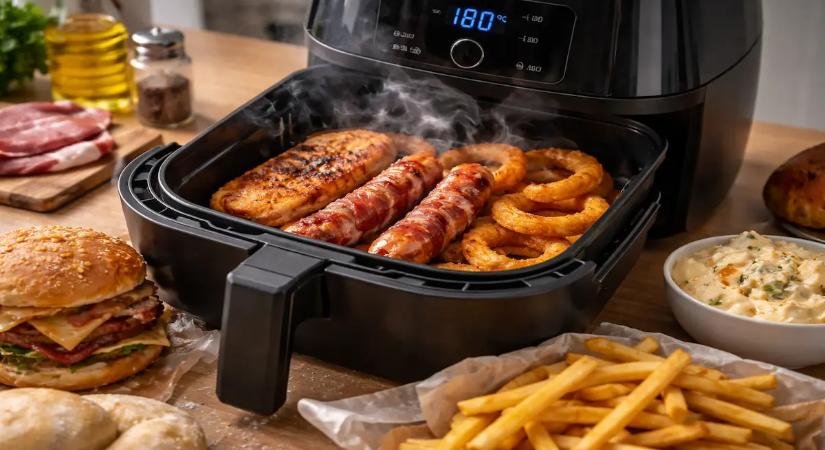 Ezt az 5 féle ételt SOHA ne készítsd el airfryerben, mert nagyon egészségtelen!