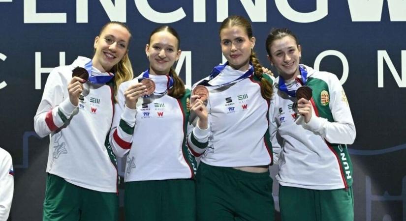 Kónya Csengéék dobogón a junior vb-n!