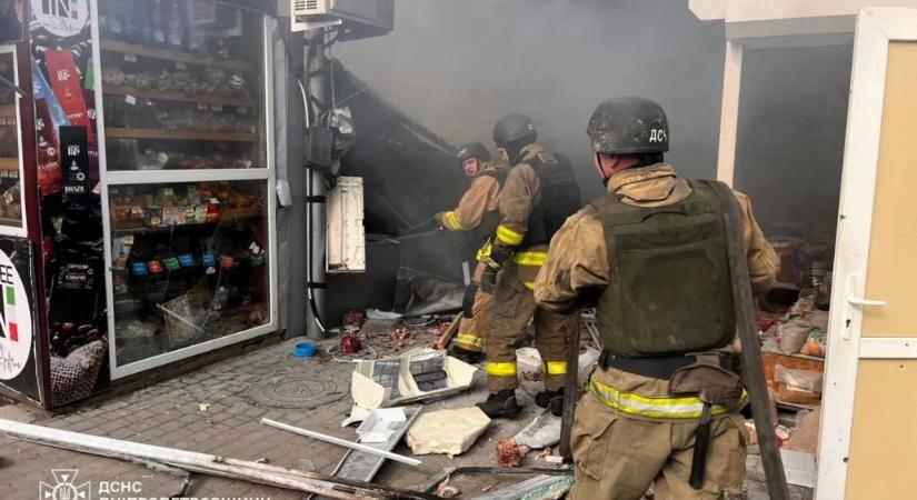 Ukrán piacot támadtak az oroszok, öten meghaltak