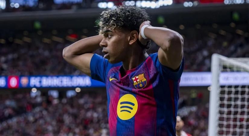 Lamine Yamal hisztizett, a csapattárs góljának sem örült