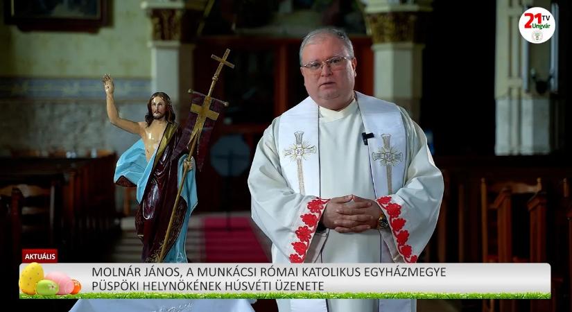 Aktuális (2026.04.05) Molnár János, a Munkácsi Római Katolikus Egyházmegye püspöki helynökének húsvéti üzenete (videó)
