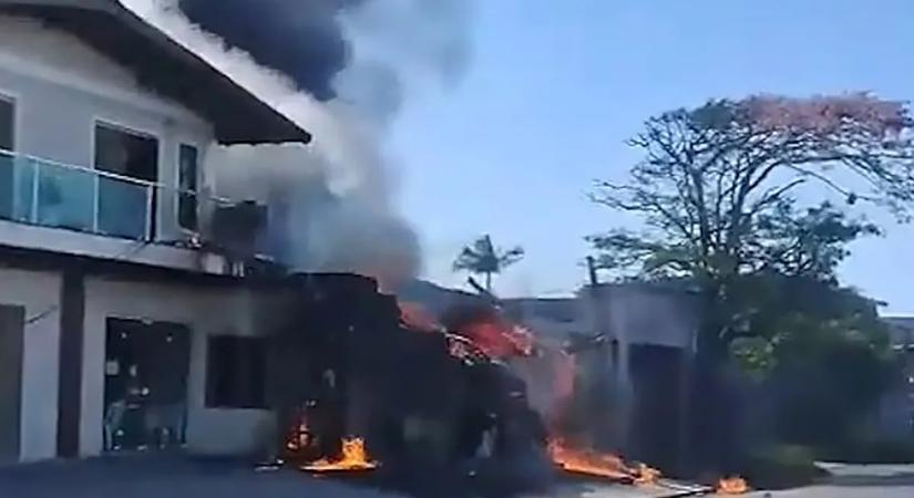 Étterembe csapódott a magángép Brazíliában, négyen azonnal meghaltak