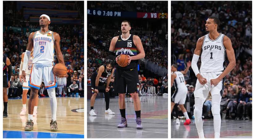 Címet véd SGA, behúzza Jokics, vagy történelmet ír Wembanyama? – óriási versenyfutás az NBA MVP-címéért