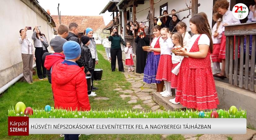Húsvéti népszokásokat elevenítettek fel a Nagyberegi Tájházban (videó)