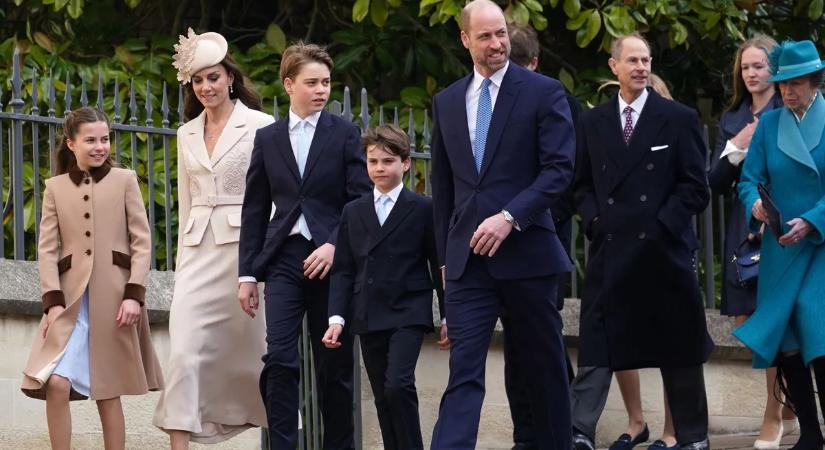 Három év kihagyás után Katalin hercegné ismét megjelent a húsvéti ünnepségen