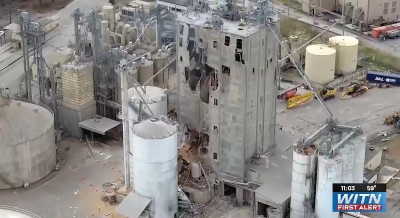 Brutális robbanás egy gabonatárolóban: hetekig oltották a tüzet, halálos áldozat is van