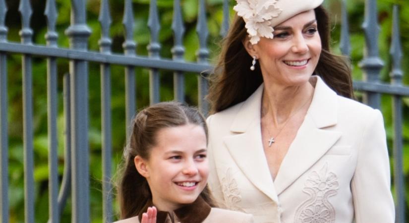 Katalinék húsvéti családi fotójánál nincs édesebb: Sarolta jobban már nem is hasonlíthatna az anyjára