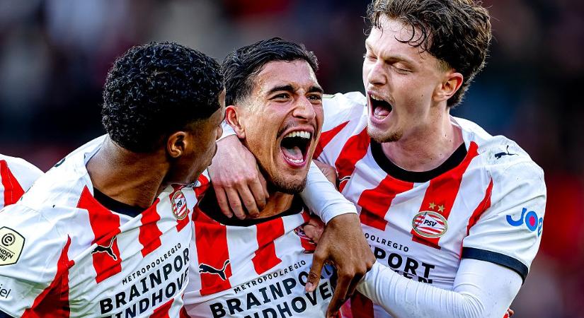 Eredivisie: őrült meccset nyert meg a PSV Eindhoven, másnap a bajnoki címe is biztossá vált – KÖRKÉP