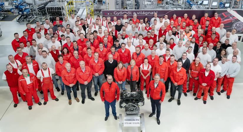Íme a győri Audi gyár új büszkesége!