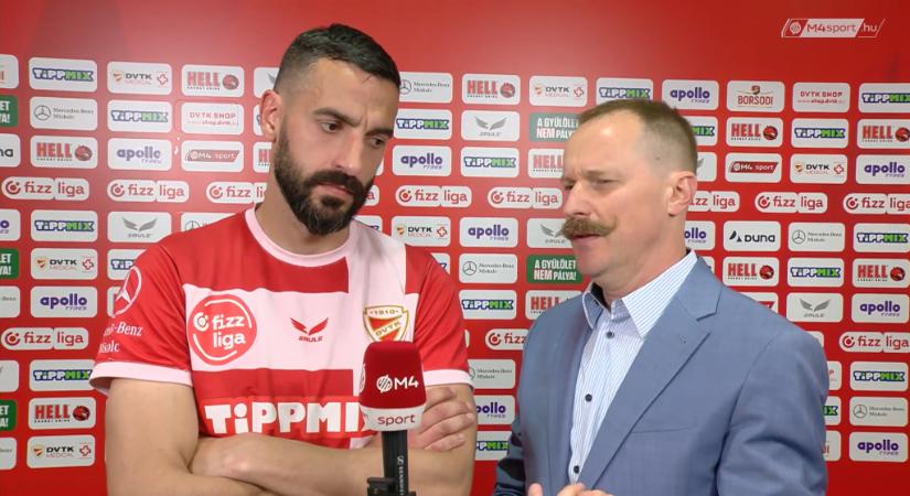 „Ma a legfontosabb döntést nem a játékosok hozták meg” – nehezen emésztette meg a vereséget a DVTK játékosa