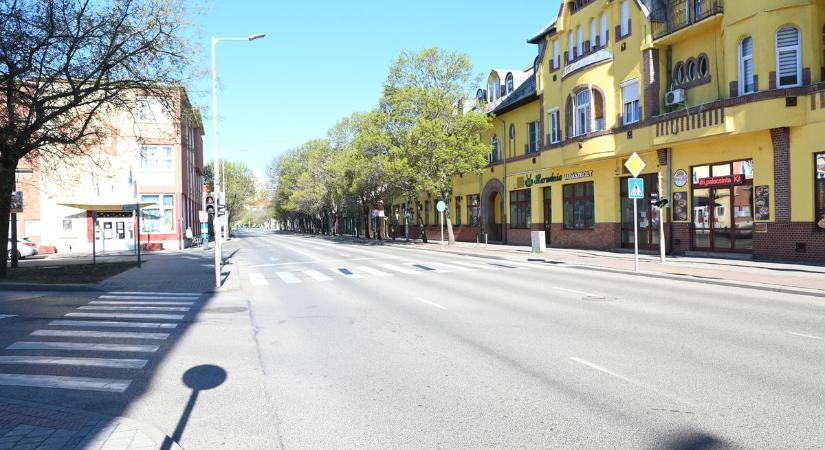 Szinte szellemvárossá vált Szolnok húsvét délelőtt