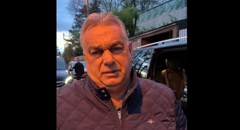 Orbán Viktor a szabotázs helyszíne felé tart - Videó