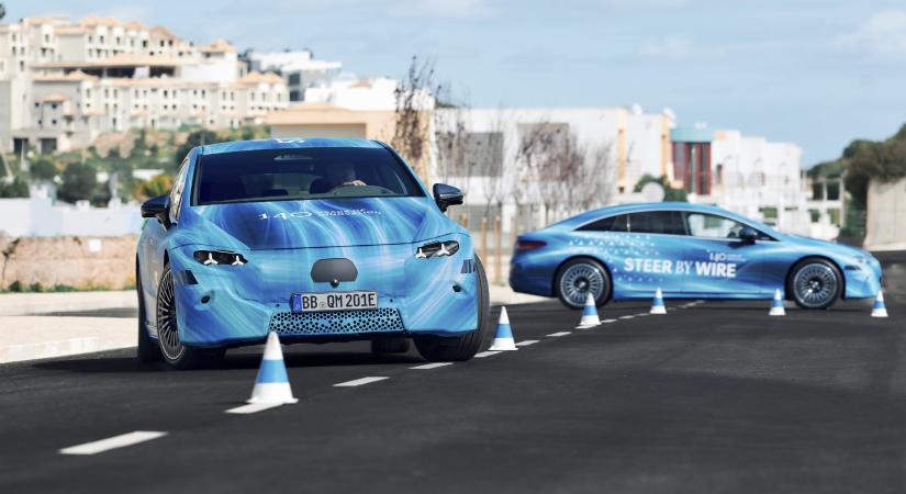 Jön az új kormány: radikális technológiát hoz a Mercedes új csúcsszedánja